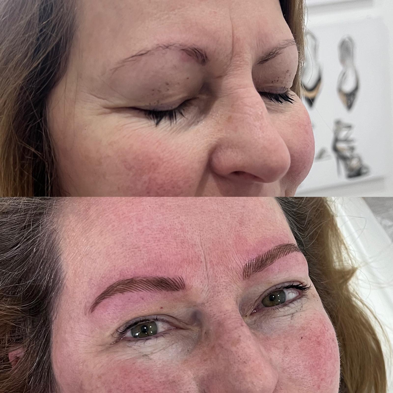 microblading before and after pictures microblading by la dunstable near me watford hemel hempstead milton keynes